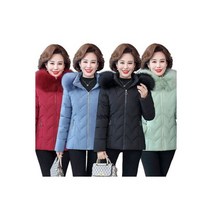 엄마옷 집업 경량외투 조끼 50대60대 중년용우먼 웰론, 여성 웰론 후드 숏패딩 빅사이즈 엄마옷 코트 40대50