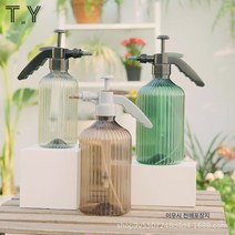 공기압 안개 물기둥 조절 물주전자 로마기둥 물주전자 2L 가정용 원예식물 물주전자, 에메랄드 라지2L]