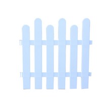 깔끔한 울타리 펜스 원예 화이트 PVC 정원 테라스 휀스 화단 울타리 가림막 담벼락, O