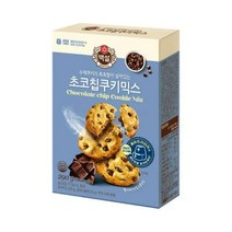 CJ더마켓 홈 베이킹 제과 제빵 빵 만들기 카페 디저트 아이 간식 초코칩 쿠키믹스 초코 핫 케익 와플 브라우니 쿠키 머핀 깨찰빵 식빵 290G, 8개