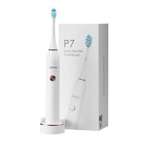 닥터치카 최고급 소닉 부드러운 음파 전동칫솔 네덜란드 디자인 아이요 p7, 블랙