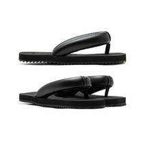 23SS SUKI 패딩 스트랩 플립플랍 블랙 PF0002