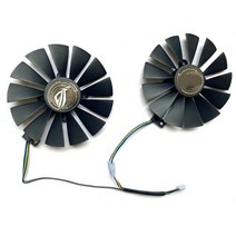 95MM T129215SM FDC10M12S9-C RX580 GPU ASUS STRIX RX 470 580 570 GTX 1050TI 1070TI 1080TI 게임용 사무용 게이밍, 2pcs