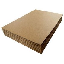 Corrugated Cardboard Filler Insert Sheet Pads 1/8” Thick - 10 x 10 Inches for Packing mailing and, 1