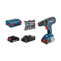 보쉬 전동드라이버 충전 무선 프로페셔널 임팩트 드릴 GSB 18V28 2x2.0Ah 배터리 18V 35pcs 액세서리 세트 LBOXX 내