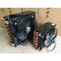 냉장고 응축기 냉동고 열교환기 증발기 3x4 콘덴서, 팬이 있는 4x4 콘덴서