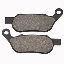 할리 데이비슨 슈퍼 글라이드 맞춤형 스트리트 밥 로우 라이더 팻 밥 나이트 트레인 소프테일 디럭스 슬림 팻 보이 FLSTF 브레이크 패드, [02] Rear 1 Pair