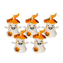 룸804 할로윈 카페 인테리어 할로윈데이 소품 양초 어린이 만들기재료 점토 키트 세트, 5개