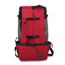 강아지 슬링백 포대기 산책가방 통기성 개 캐리어 가방 휴대용 애완 동물 야외 여행 배낭 고양이를위한 반사 프랑스 불독 액세서리, Red XL