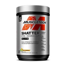 남성 및 여성용 예비 운동 MuscleTech 비산 엘리트 사전 운동 운동 전 에너지 파우더 8시간 산화질소 부스터 베타 알라닌 초점 강도 350mg 카페인 얼음 충전 25회 분량, Glacier Berry