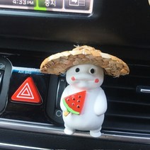 어설렘 밀짚모자 지방이 석고방향제, 화이트쟈스민