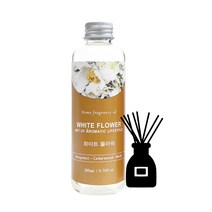 아로마코 리필 디퓨저, 화이트플라워, 200ml, 8개