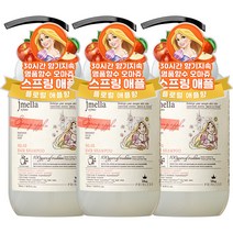 제이멜라 인 프랑스 디즈니 스프링 애플 헤어 샴푸 애플향, 3개, 500ml