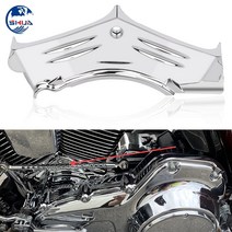 할리데이비슨 호환 할리 Softail Dyna Touring 일렉트라 글라이드 FLHT EFI Road King 1999-2006 용 크롬, 한개옵션0