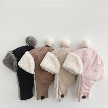 오뜨베베 영유아동 털 항공 모자
