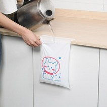 음식물 처리기 가정용 분쇄기 가정 및 주방 쓰레기 봉투 플라스틱 분리 쓰레기 구토물 일회용 자동차 흰색 아이디어 생태 제품, 6.Rabbit - 31x20cm-10pcs