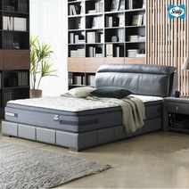 [씰리] S238 침대프레임 레귤러킹(RK) (오리털가죽헤드), 단품