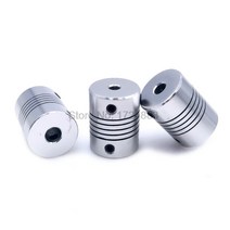 철근커플러 각종커플러 에어공구 수공구58 6.35mm 8mm 10mm D19 * L25 알루미늄 플렉시블 조 샤프트 커플, 18 5x8