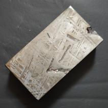 운석 METEORITE 수집 광물 Muonionalusta 천연 재료 표본 하늘 철 슬라이스, 1.WA08