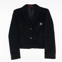 [바보사랑] [교복아울렛] 네이비 초록 마크 여자 자켓 (정발중)