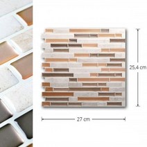 온장고 음료온장고Vividtiles 모자이크 벽 타일 DIY 쉬운 자체 접착 주방 Backsplash 홈 인테리어-3, 05 T80707_03 10 Pieces