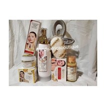 5pc. Lait teint diament 글루타치온 comprime Lotion 세럼 Face Soap Cream