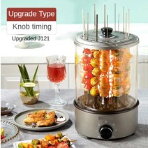 양 꼬치 바베큐 구이 그릴 화로대 자동 가정용 전기 35 명 기계 회전 무연, [02] Upgraded J121, [01] CN