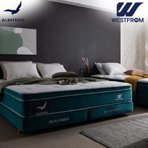 [웨스트프롬] 럭셔리 알바트로스 벨라) 원목LEG BOTTOM 하단매트리스(라지K), 민트