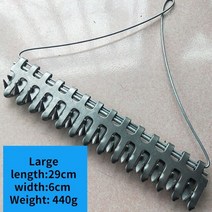 수초제거기 수초제거 낫 톱 커터 낚시 야외 잡초 제거를 위한 초대형 갈퀴 수생 식물, b1