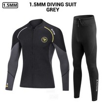 해녀복 해남복 스쿠버 다이빙 슈트 잠수복 네오프렌 수중 카이트 스피어피싱 자켓 바지, MT201 BK Wetsuit Men+L 60-70KG