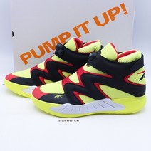 사이즈 12 남성 리복 인스타펌프 퓨리 존 농구화 G55142 애시드 옐로우