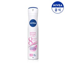 니베아 데오드란트 스프레이 엑스트라 브라이트 200ml, 1개