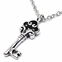 마음을 여는 마법열쇄 남자 목걸이 남성 패션 남자목걸이