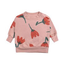 BOBO CHOSES 보보쇼즈 튤립 스웨트셔츠 오렌지 221AB040