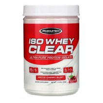 머슬테크 ISO 웨이 클리어 울트라퓨어 프로틴 아이솔레이트 아크틱체리블래스트 503g