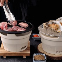 숯통 화통 숯스타터 숯점화통 구식 숯 스토브 일본 세라믹 작은 바베큐 스토브 트레이 팬, 세라믹 트레이