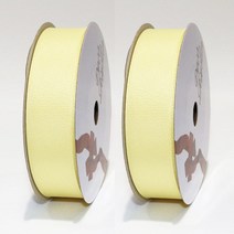 금비 골직리본(5mm x 15m)1+1, G#06 연노랑(1+1), 15m