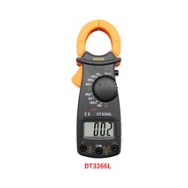 전류계 후크메타 테스터기 DT-3266L 디지털 암페어 클램프 미터 멀티 NCV 전류 집게 전압계 600A AC / DC, 01 DT-3266L