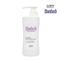 로픈 바오밥 수분언덕 퍼퓸 샴푸 화이트 딥 머스크향, 500g, 1개