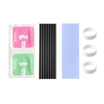 1 세트 알루미늄 냉각 히트 싱크 냉각 냉각 열 패드 쿨러 NVME M.2 NGFF 2280, 검은색