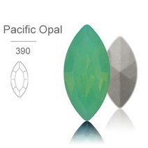 아쿠아씰 크리스탈 라인석 상단 스톤 의류 공예 쥬얼리에 적합한 라인스톤에 유리 접착제, Pacific Opal+5X10mm 10Pcs
