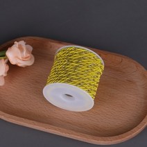 안전 로프 낙하 추락 방지 결박 암벽 공사장 벨트 걸이 3510yards 3mm 홈 대, 황금색, 10야드