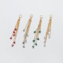 동대문153[DPD-0034]동대문 도매 악세사리 재료 부자재 글라스 큐빅 드롭 펜던트