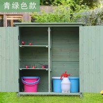 조립식 창고 수납 선반 간이 농기구보관함 야외 소형 농막 전원주택 테라스, 4, 02.그린