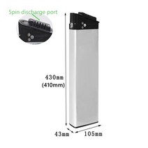 전기자전거 배터리 36v 48v 10ah 12 5ah 12 8ah 13 6ah 17ah 350w 500w 750w 1000w 접이식 mx01 samebike lo26 내장, 36v 17ah 500w 410l