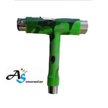A&S Creavention 스케이트보드 트럭과 T-Tool 올인원 스크류 드라이버 소켓 다기능 스케이트 도구