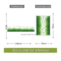 MAMALOOK 녹색 잔디 나비 꽃 스커트 벽 스티커 거실 침실 욕실 비닐 데칼 아트 DIY 홈 인테리어, [12] 13