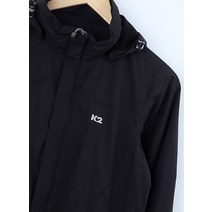 W(S)케이투 집업 바람막이 점퍼자켓 블랙 등산 테크
