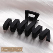 핸드프레스 가중공예 고정 철형 신제품 여성 패션 상어 클립 머리핀 헤어 액세서리 커피 블랙 아크릴 대형, 38 style-38