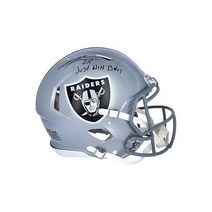 유아 헬멧 Charles Woodson Oakland Raiders 서명 인증. 